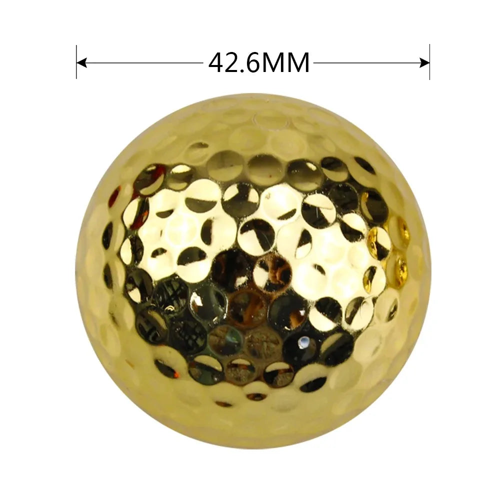 Golf Plated Balls Double Layer Competition Balls Gold Plated Balls Gift Balls Gold Plated Silver Plated Blue Plated Powder Balls Peaceful Pleasures Health and Wellness