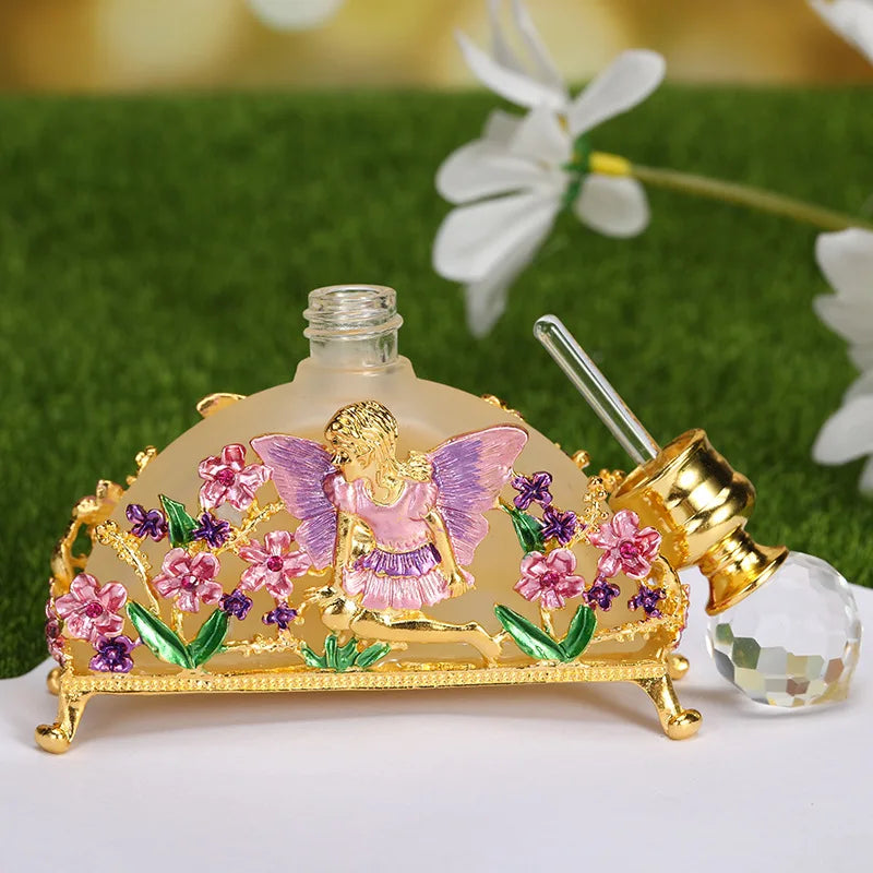 Creative and fashionable 20ML flower fairy angel essential oil perfume empty sub bottle Peaceful Pleasures Health and Wellness