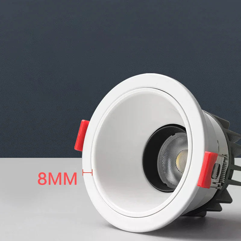 Recessed COB LED Downlight 7W 10W 12W | Aluminum Ceiling Spot