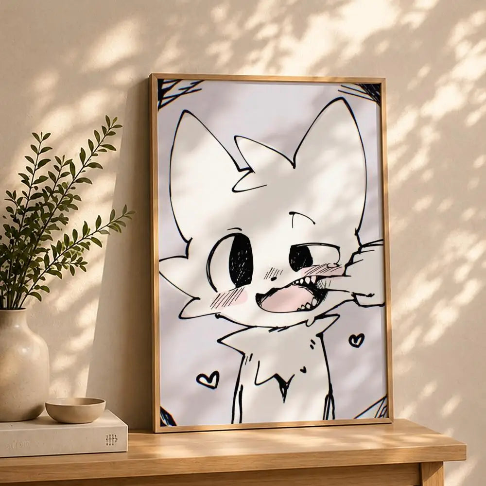 Meme B-Boykissers Poster HD Self Adhesive Waterproof Wall Art Ideal for Home Office Dorm Bedroom Great Gift Peaceful Pleasures Health and Wellness White1 30X40cmNoframe