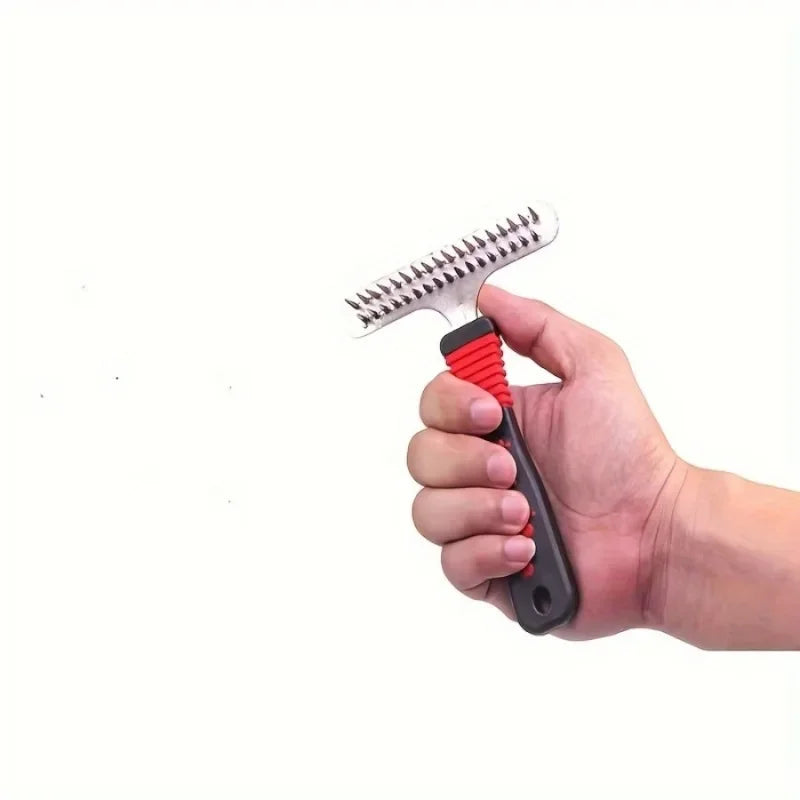 Double Row Dog Comb | Thick Hair Detangling Brush for Large Dogs Pet Grooming Comb Peaceful Pleasures Health and Wellness