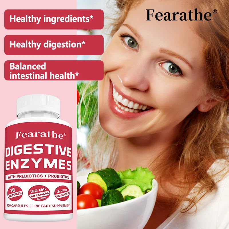 Digestive Enzyme Capsules - with Probiotics & Prebiotics, Support Gut Health, Immune Support, Promote Digestive Health Peaceful Pleasures Health and Wellness