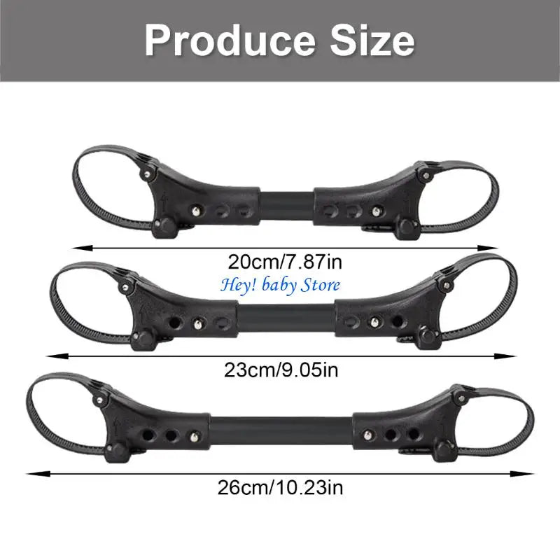 Twin Stroller Connector Set | 3-Pc Pram Attachment Adapter