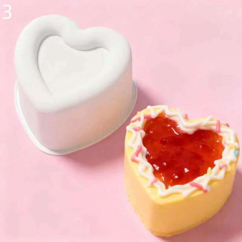 Silicone Cake Mold – Heart Star Flower Shapes | Baking Tool