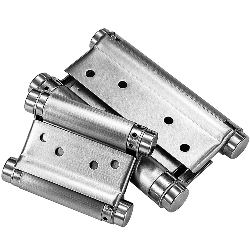 Double Spring Hinge Stainless Steel Two-way Door Automatic Closing