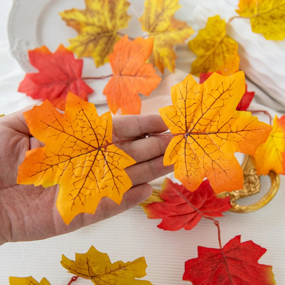 Silk Maple Leaf Artificial Flowers | Wreath & Seasonal Décor