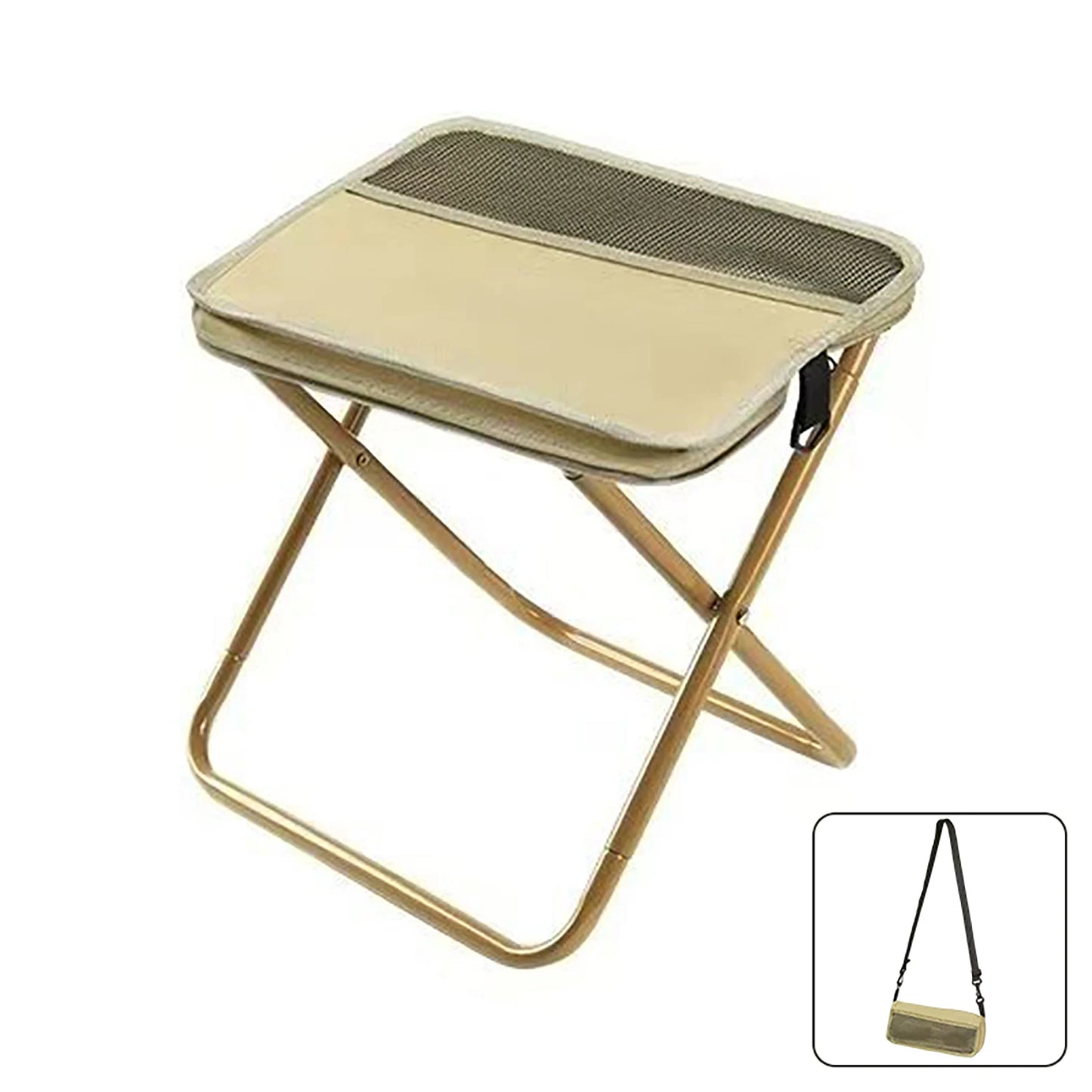 Portable Folding Camping Stool with Carry Bag – Lightweight