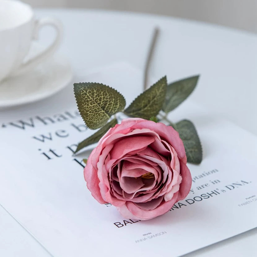 Artificial Silk Rose Bouquet – Wedding & Home Decor Flowers