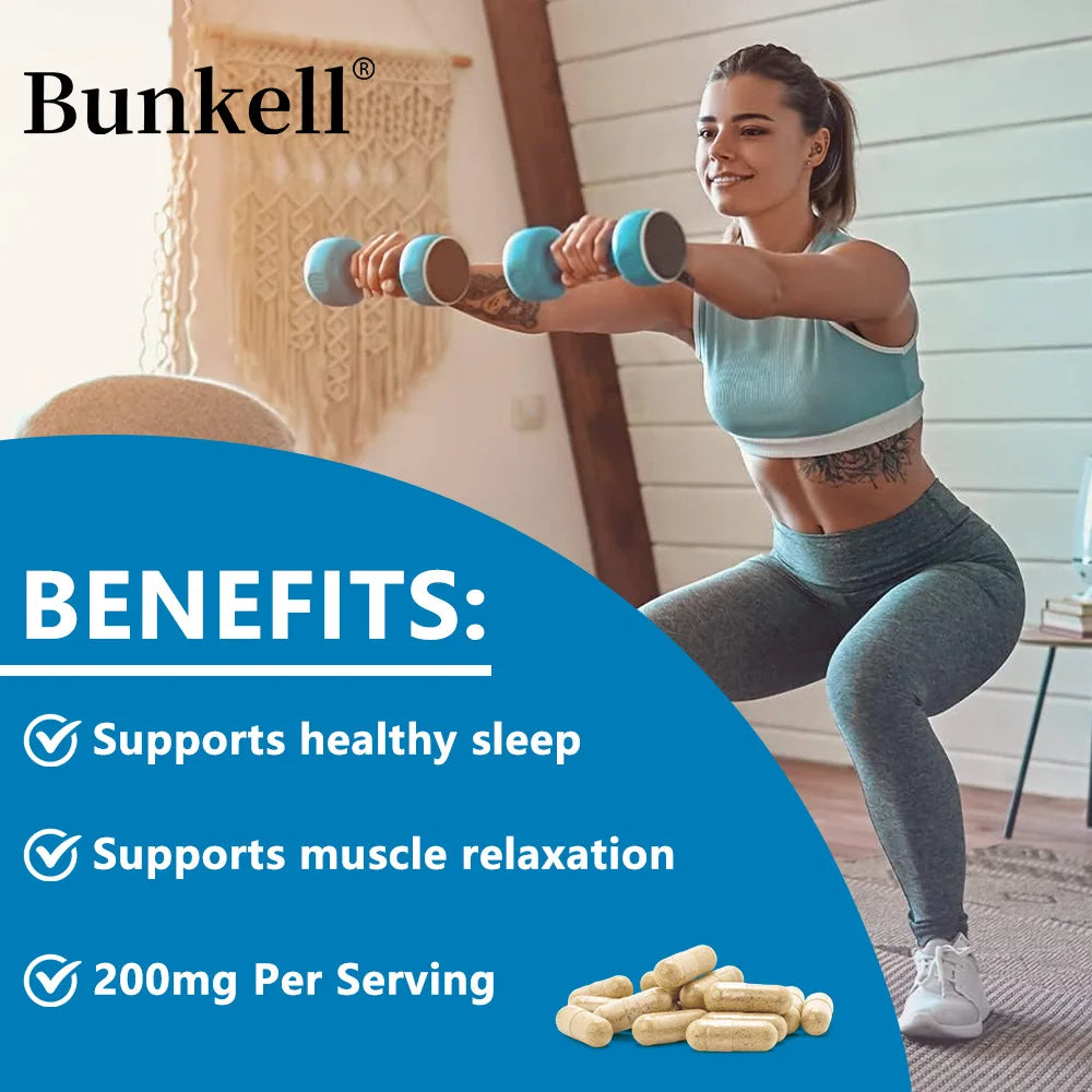 Magnesium Lysine Glycinate Capsules, 200 Mg, High Absorption Chelated Magnesium Formula, Muscle Relaxation and Sleep Support Peaceful Pleasures Health and Wellness