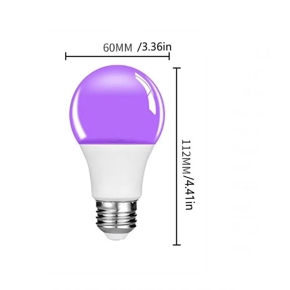 10W E27 UV Black Light Bulb – Purple Glow Party & Disco