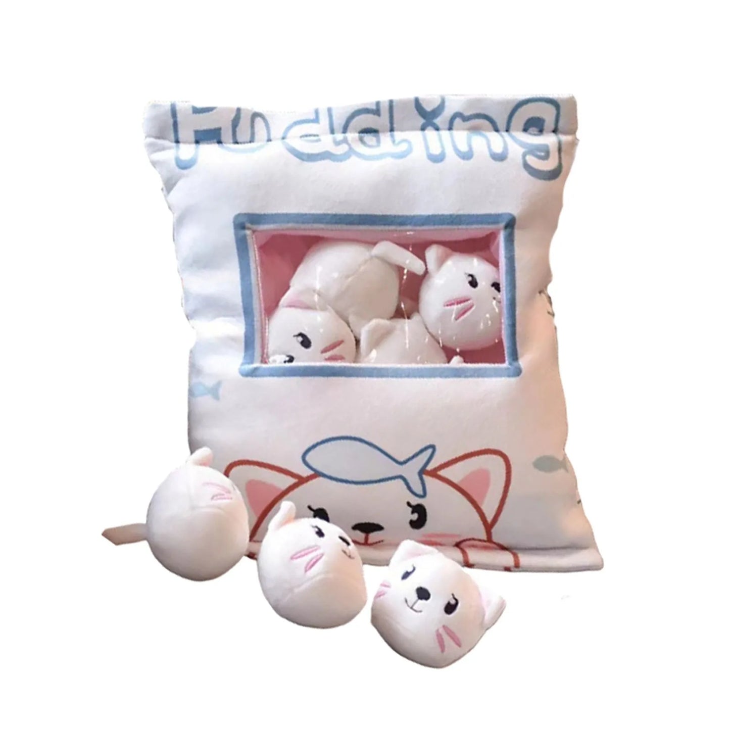 Cartoon A Bag Of Snacks Doll Throw Pillow Internet Celebrity Ins Snack Bag Plush Toy Creative Office Pillow Lovely Holiday Gifts Peaceful Pleasures Health and Wellness C One Size