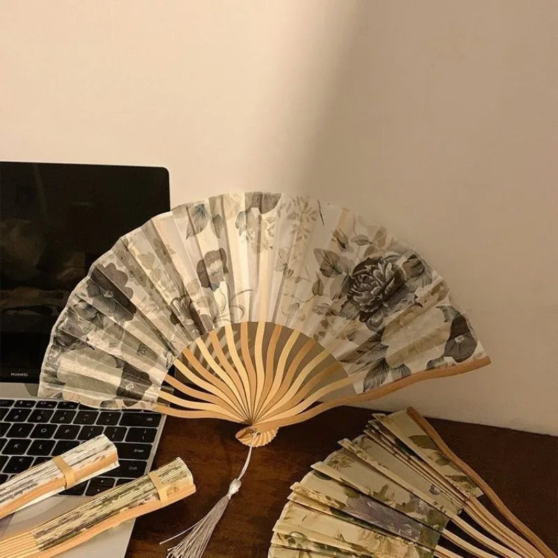 Chinese Folding Fan – Traditional Style Summer & Photo Prop
