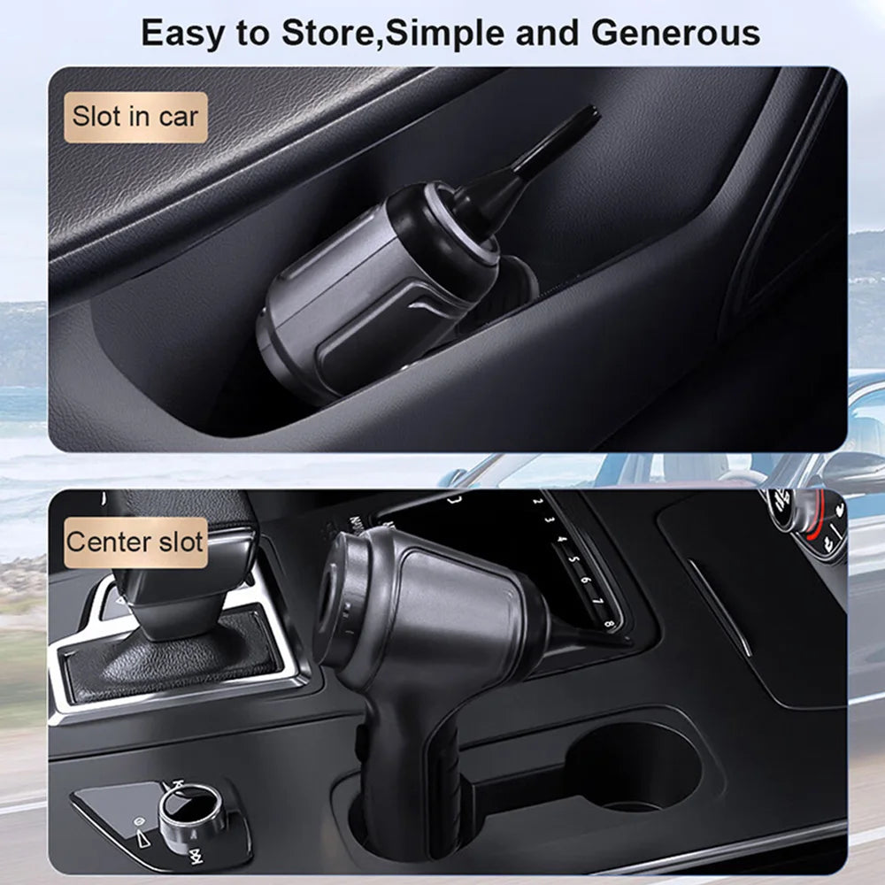95000PA Car Vacuum Cleaner Strong Suction Vacuum Cleaner 2in1 for Car Home Wireless Portable Handheld Vacuum Cleaner Blower Peaceful Pleasures Health and Wellness