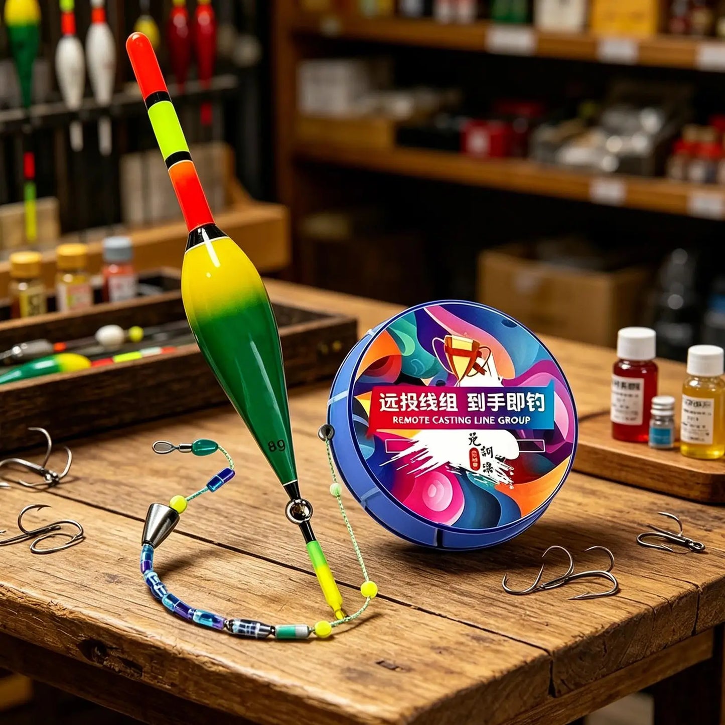 Automatic Bobber Fishing Line Kit with Float | 100m Nylon