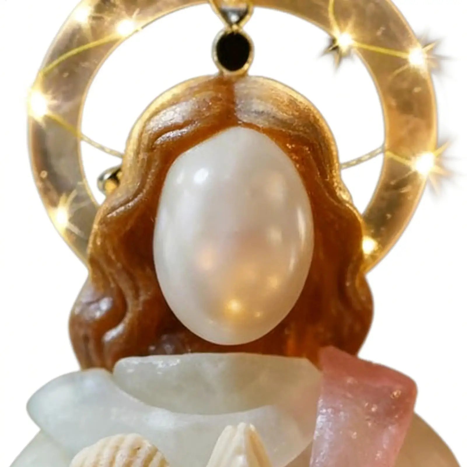 Jesus Christmas Decor 2D Acrylic 2 Pieces Religious Pendant Jesus Christmas Ornaments Holiday Decor for Indoor Outdoor Wall Peaceful Pleasures Health and Wellness