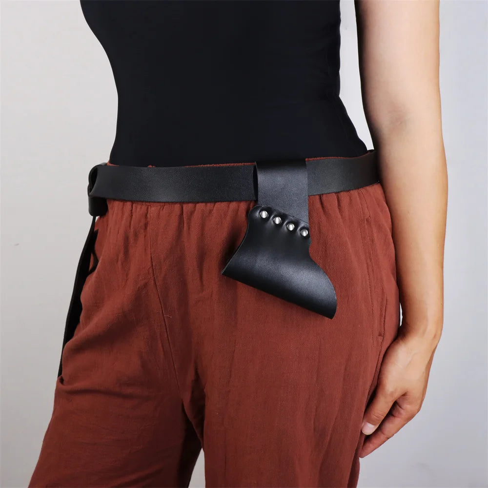 Medieval Leather Scabbard Renaissance Viking Knight Halloween Cosplay