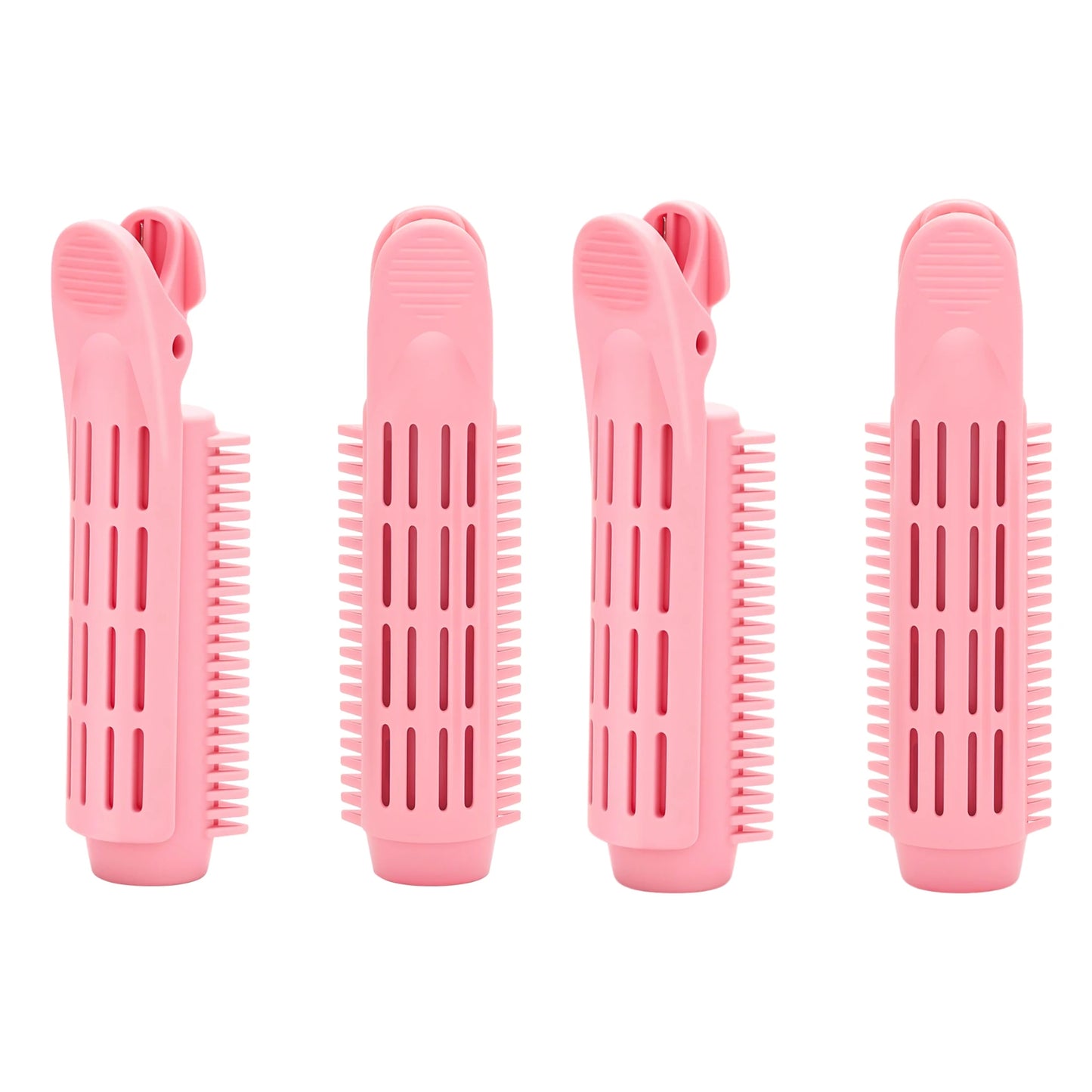 2/4Pcs Set Hair Root Fluffy Lazy Hair Clips Hair Styling Hairpins Curling Barrel Hair Clips Curlers Portable Hair Accessories Peaceful Pleasures Health and Wellness 4 pink Size fits all