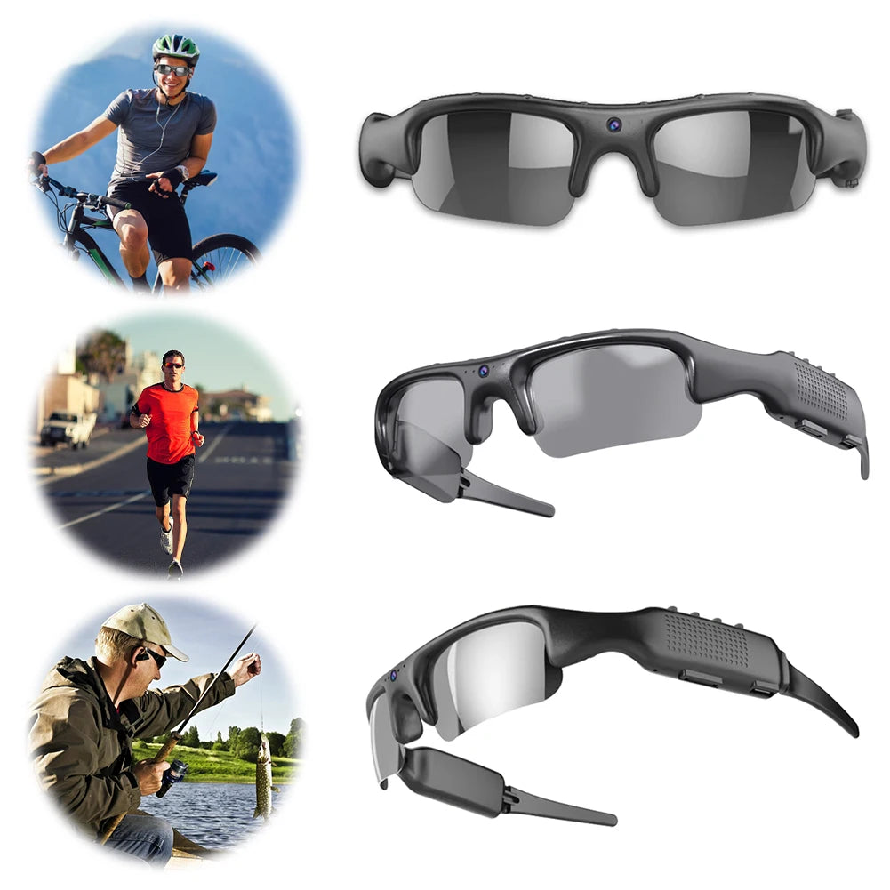 Camera Smart HD 1080P WIFI Sports Glasses With Camera and Audio Recording Glasse Peaceful Pleasures Health and Wellness