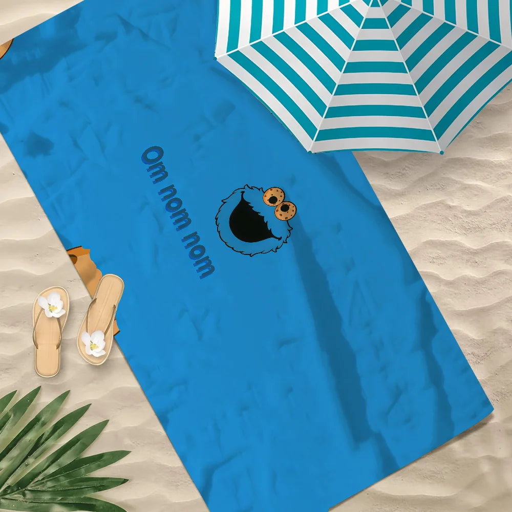 Cookie Monster Quick-Dry Beach Towel | Gym, Travel & Spa