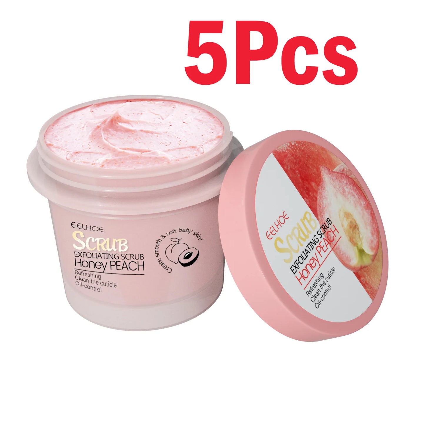 Honey Peach Body Scrub – Exfoliating & Moisturizing Cream