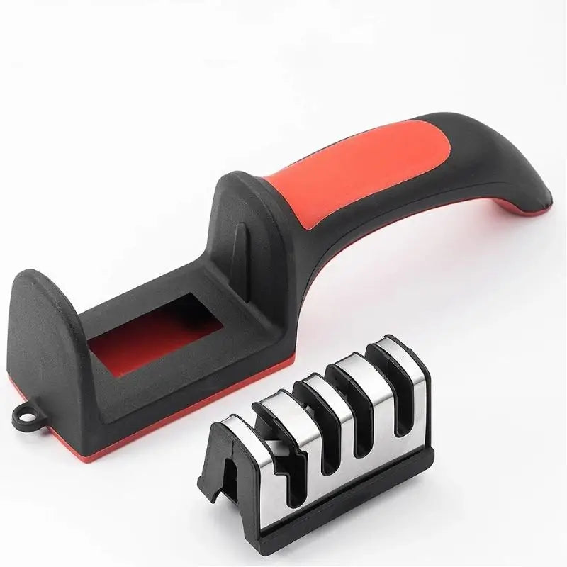 3/4-Stage Knife Sharpener – Non-Slip Ergonomic Handle
