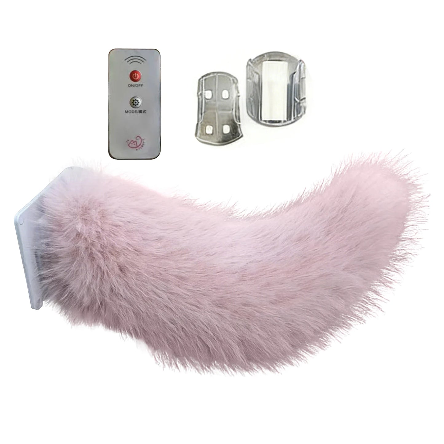 Cute Car Decoration Tails Rechargeable Electric Car Tail with Remote Control for Decor Enthusiasts Anime Cosplayers Holiday Peaceful Pleasures Health and Wellness all pink