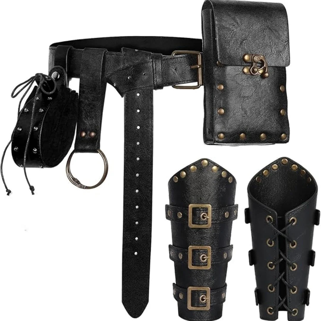 Renaissance Belt Pouch Waist Bag Coin Purse Pirate Accessories