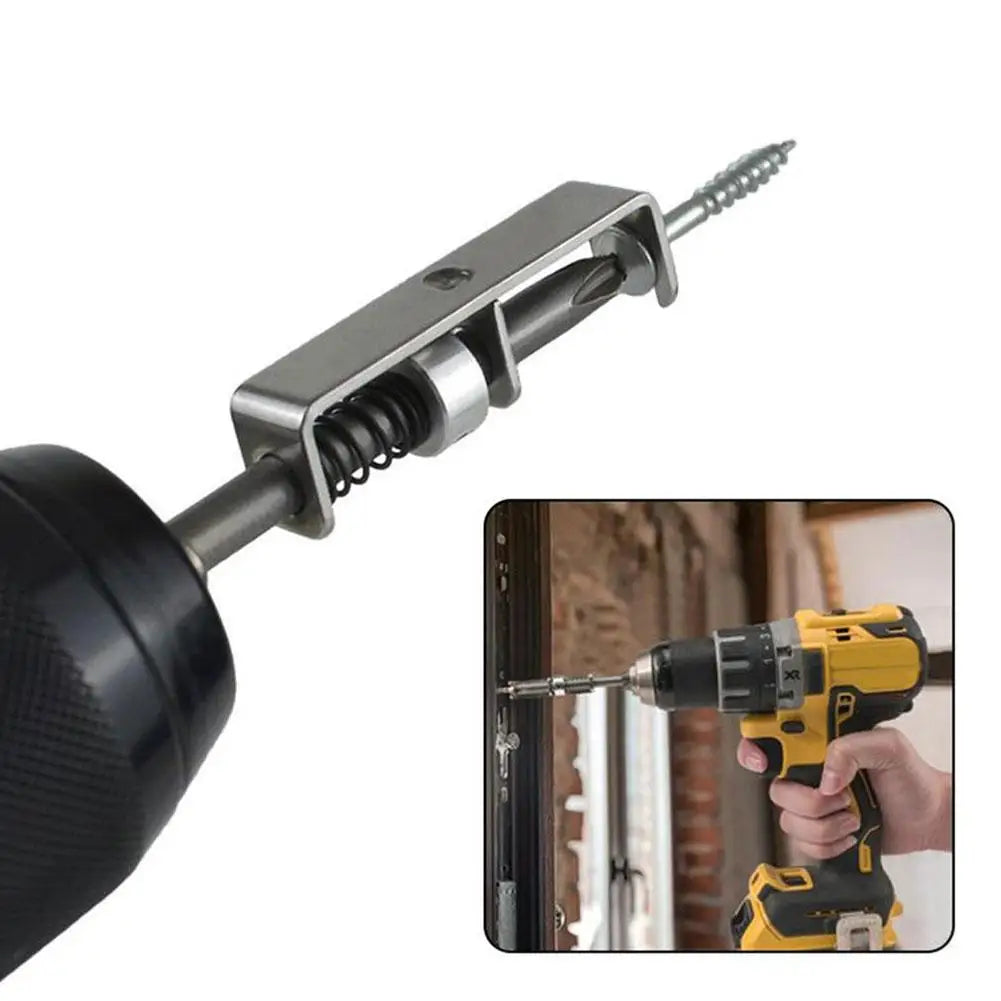 Spring Loaded Screw Holder Bit, Anti-Drop Screwdriver Accessory, Wear-Resistant Positioning Bit for Electricians Mechanics DIY Peaceful Pleasures Health and Wellness