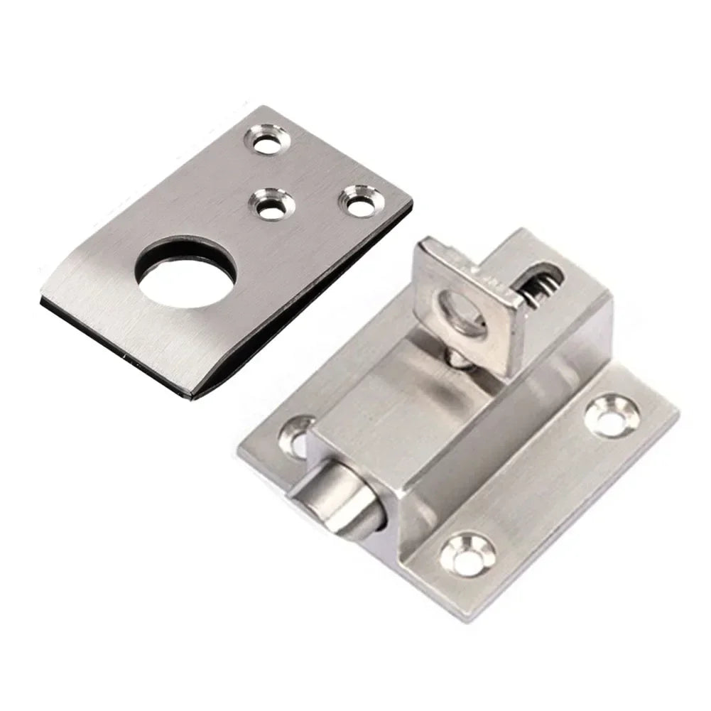Stainless Steel Self-Closing Spring Door Latch | Auto Lock