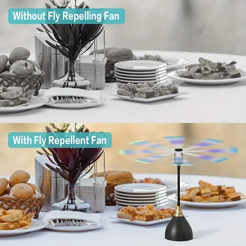 Fly Fan for Tables – Chemical-Free Fly Repellent Fan Fly Repellent Fan Peaceful Pleasures Health and Wellness