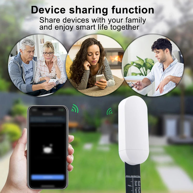 Tuya Zigbee Soil Water Tester Sensor Detector Monitor For Home Assistant Temperature Humidity Detector Flower Care Peaceful Pleasures Health and Wellness
