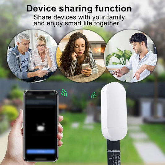 Tuya Zigbee Soil Water Tester Sensor Detector Monitor For Home Assistant Temperature Humidity Detector Flower Care Peaceful Pleasures Health and Wellness