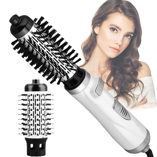 Negative Ionic Blow Hair Dryer Hot Air Brush Hair Straightening Comb Curling Iron Multifunctional 3-In-1 Automatic Hot Air Comb Peaceful Pleasures Health and Wellness