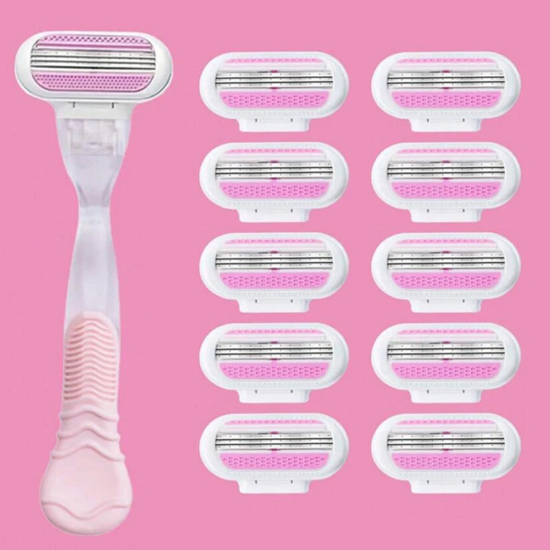 Women's 4/8-Blade Safety Razor – Face, Legs & Bikini