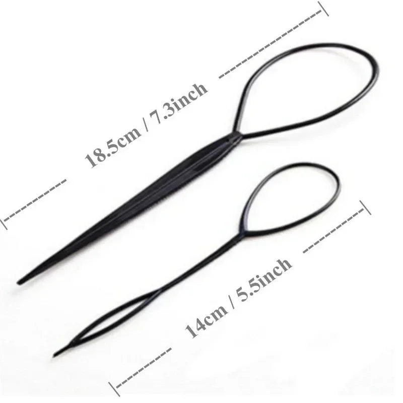 DIY Hair Braiding Kit – Twist Bun Clips & Styling Tools