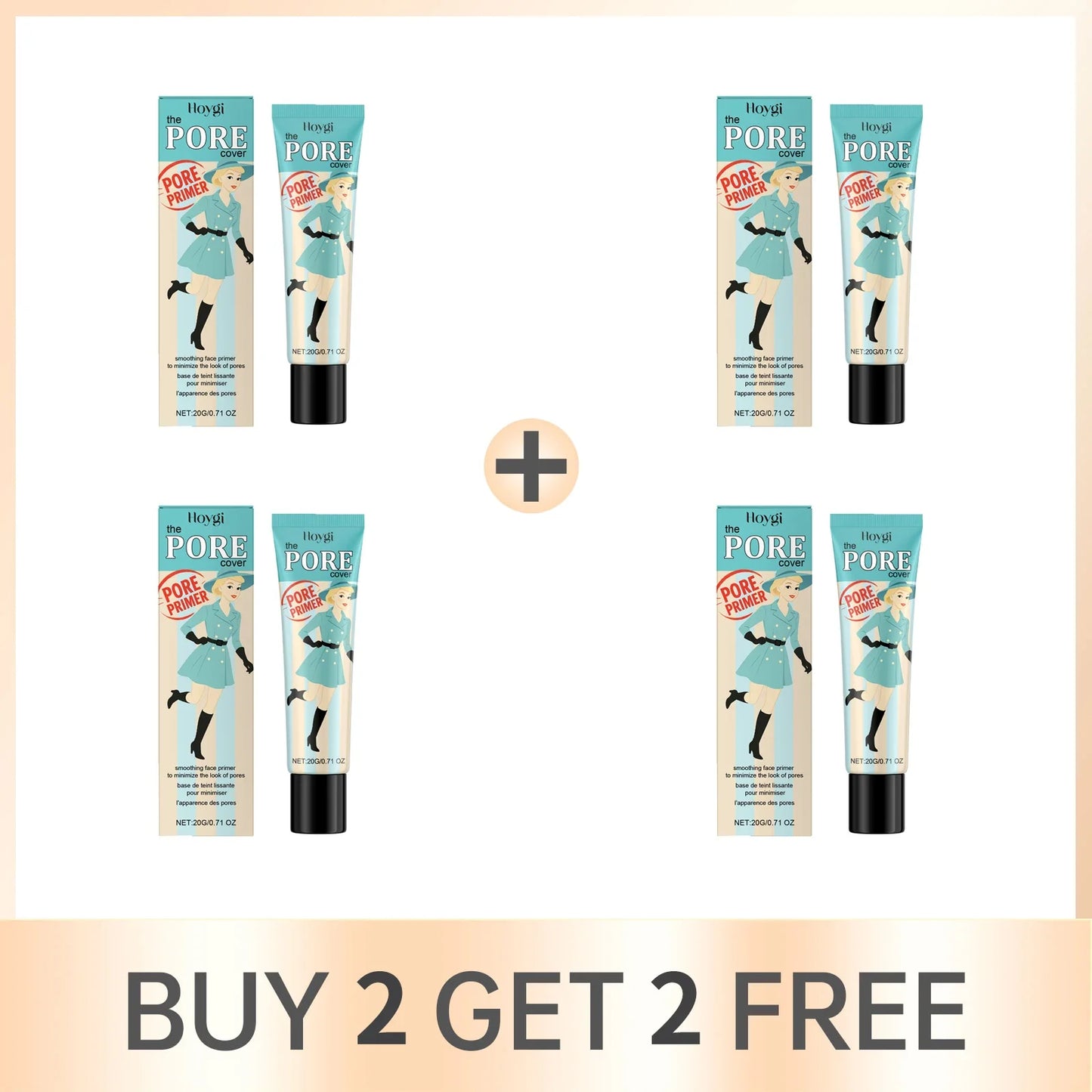 Hoygi Pore Cover Primer – Oil Control & Pore Minimizing 20g