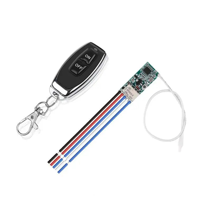 1Set 433mhz DC 3V 6V 12V 24V Mini Relay Wireless RF Remote Control Switch LED Lamp Controller Micro Receiver Transmitter Peaceful Pleasures Health and Wellness A4 0