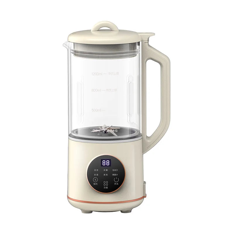 800ml Electric Soy Milk Maker & Blender – 10-Blade Wall Breaker