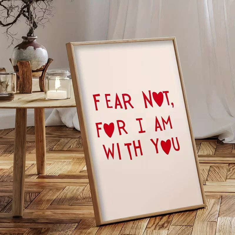 Bible Verse Canvas Wall Art Print | Inspirational Home Decor