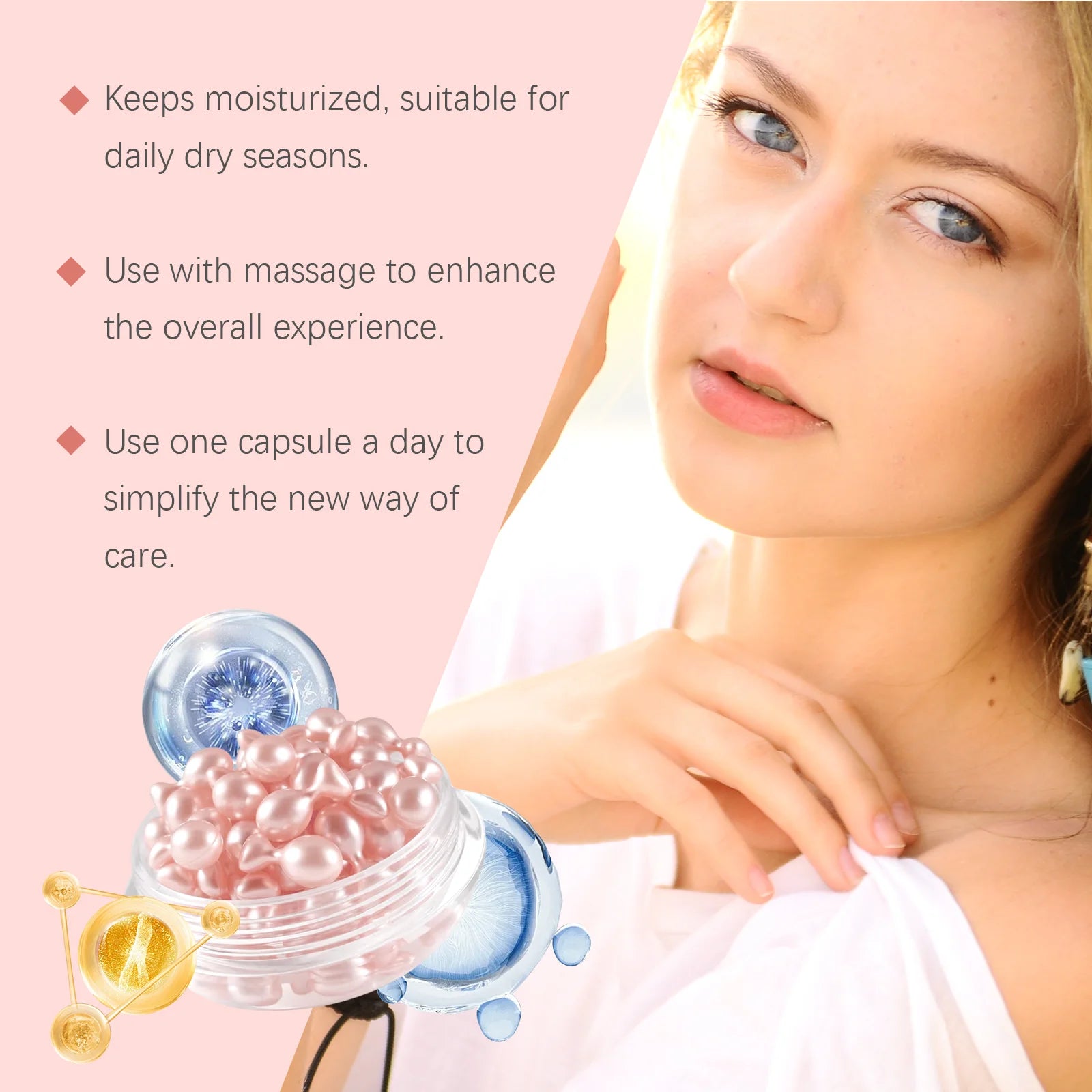 Retinol Face Essence Capsule for Firm Skin Elasticity Peaceful Pleasures Health and Wellness
