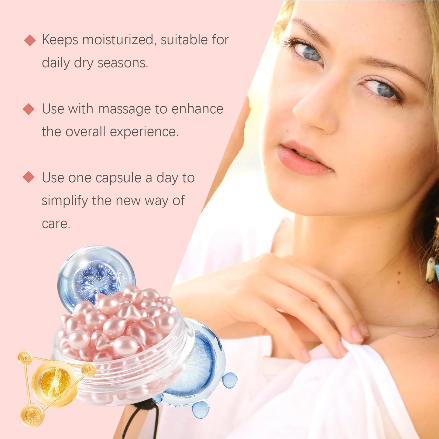 Jaysuing Retinol Face Essence Capsules Anti-Aging Serum 30ct