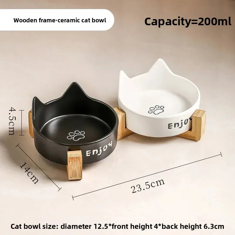 Black Non-Slip Pet Bowl | Food & Water Dish for Cats & Dogs
