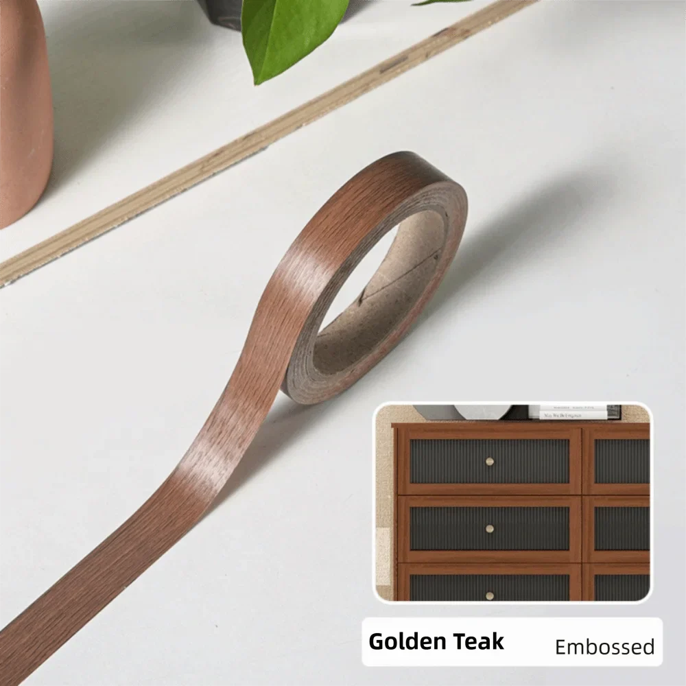 Wood Grain Veneer Edge Banding Tape – Self-Adhesive 2cm×10m