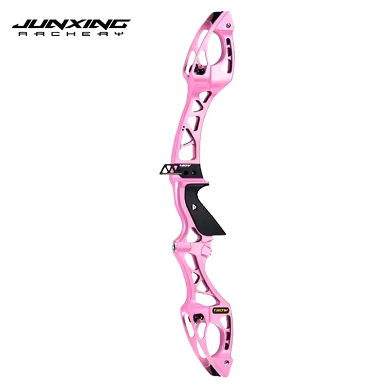 JUNXING H8 25-Inch Recurve Bow Right Hand Aluminum Riser F-interface