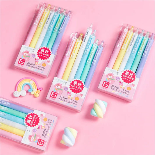 Bview Art Juice Pastel Handbook Pen Highlighter Student Stationery Peaceful Pleasures Health and Wellness