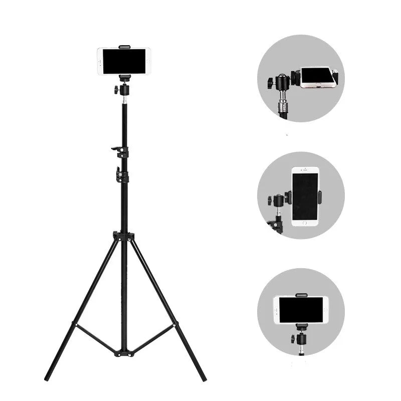 Mobile phone live support photo tripod multi-functional video recording selfie landing tripod Peaceful Pleasures Health and Wellness