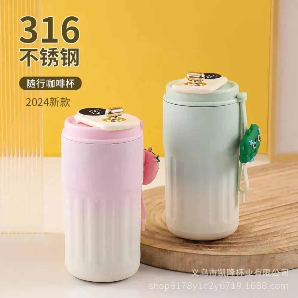 Stainless Steel Insulated Thermos | Smart Temperature Display