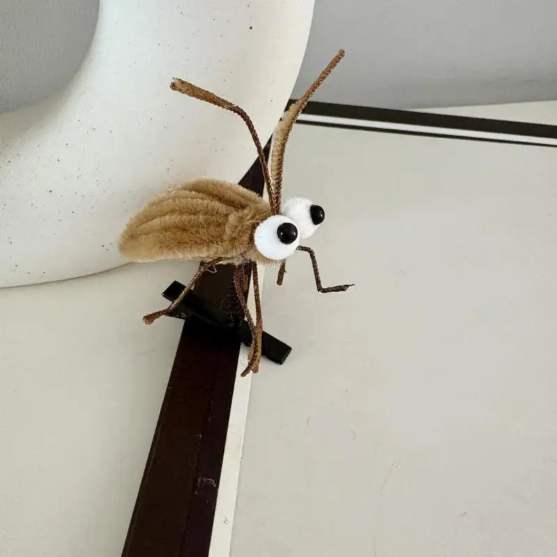 Mosquito Plush Hairpin – Cute Cartoon Insect Hair Clip