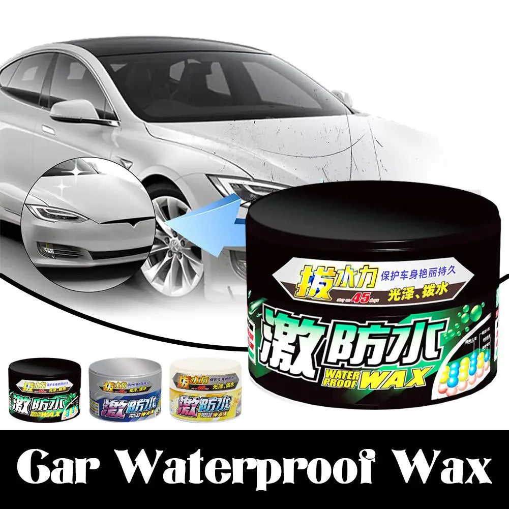 Waterproof Solid Car Wax 300g – Long-Lasting Gloss & Protection