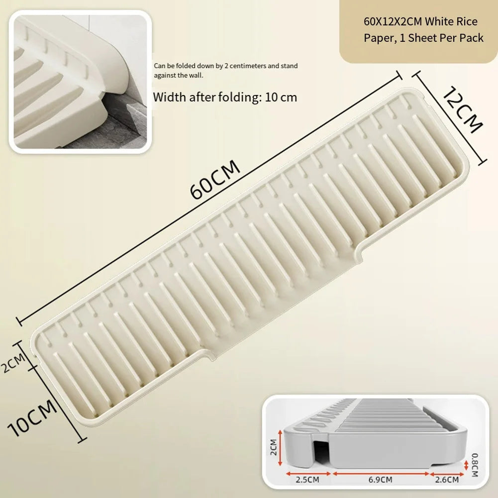Silicone Kitchen Sink Splash Guard & Drainage Mat